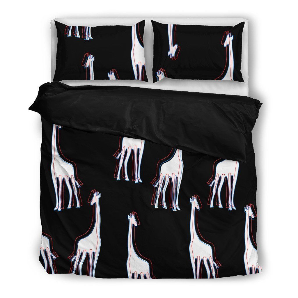 3D Giraffes Bedding Set