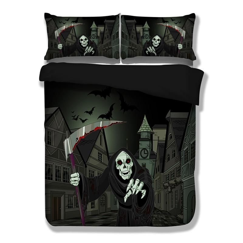 3D Grim Reaper Bedding Set