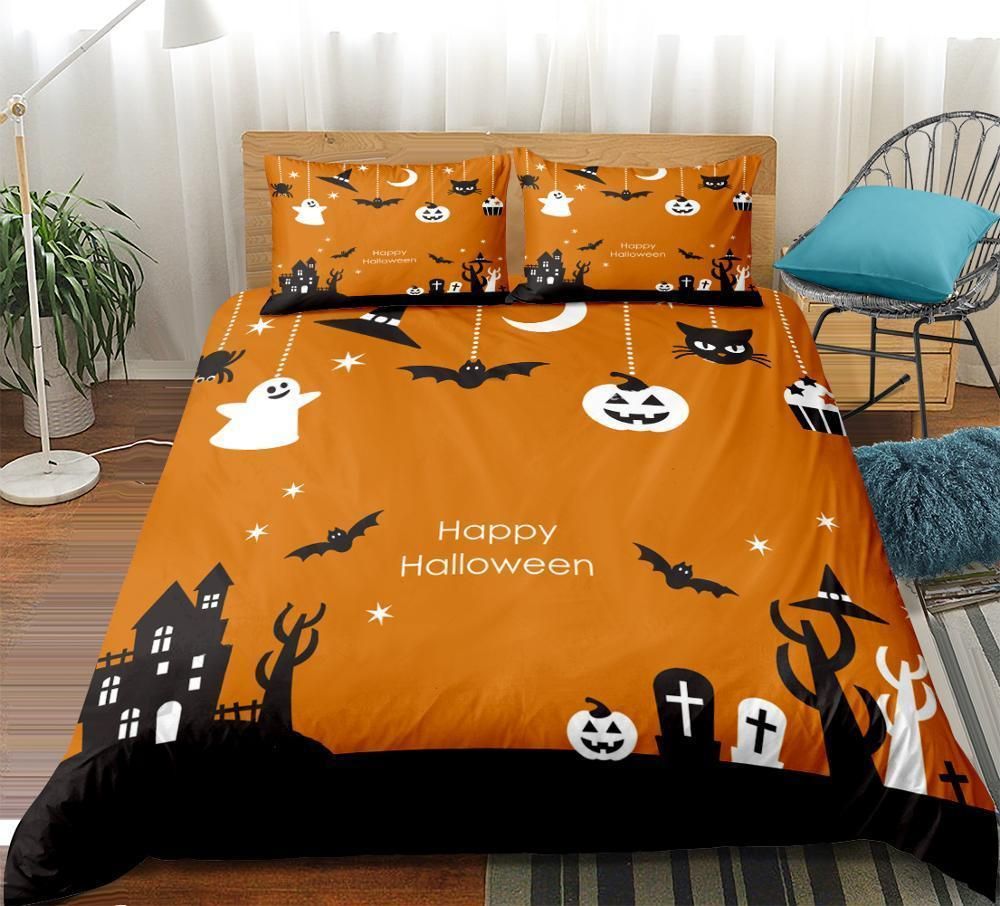 3d Happy Halloween Bedding Set