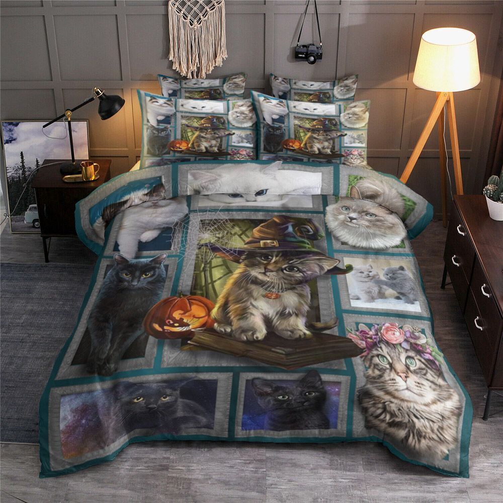 3D Huge Cat Bedding Set