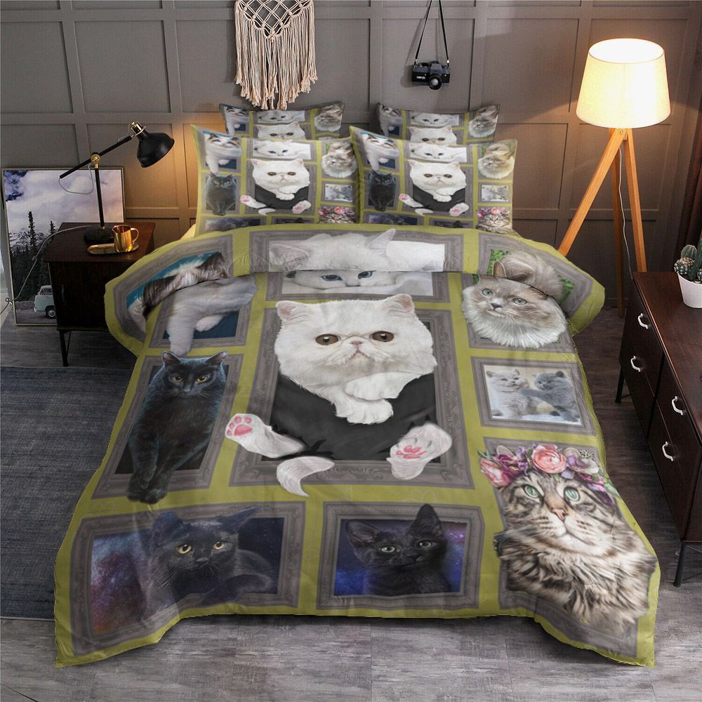 3D Huge Cat Bedding Set