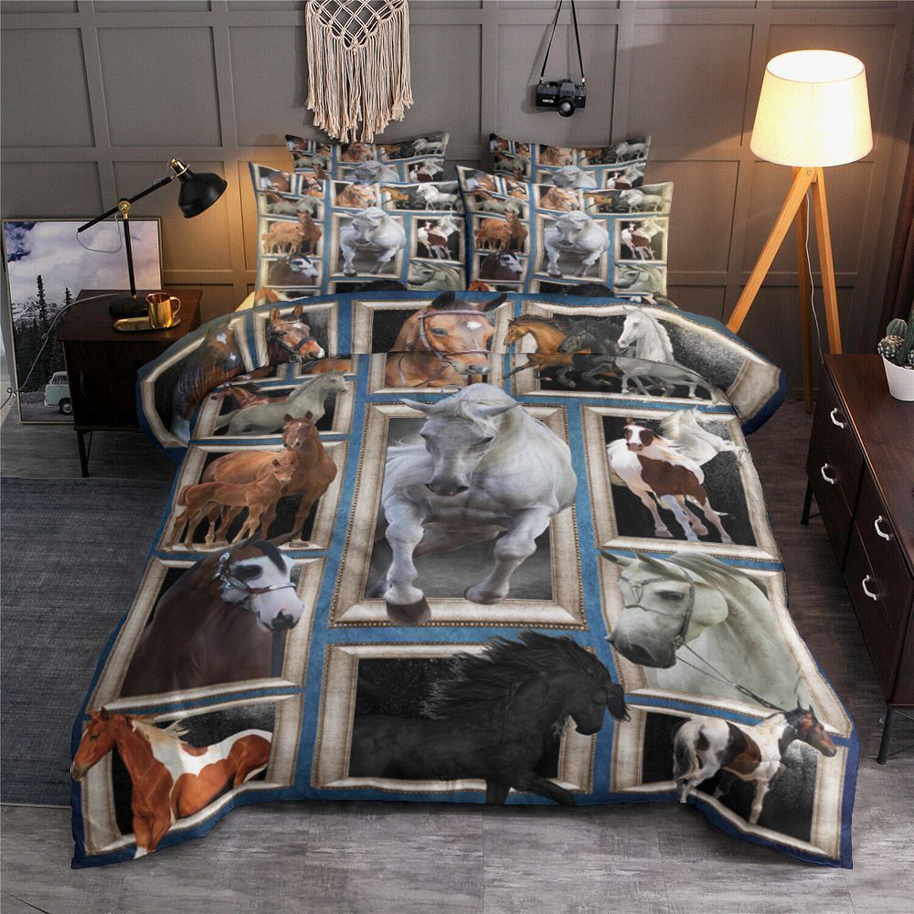 3D Huge Horse Bedding Set