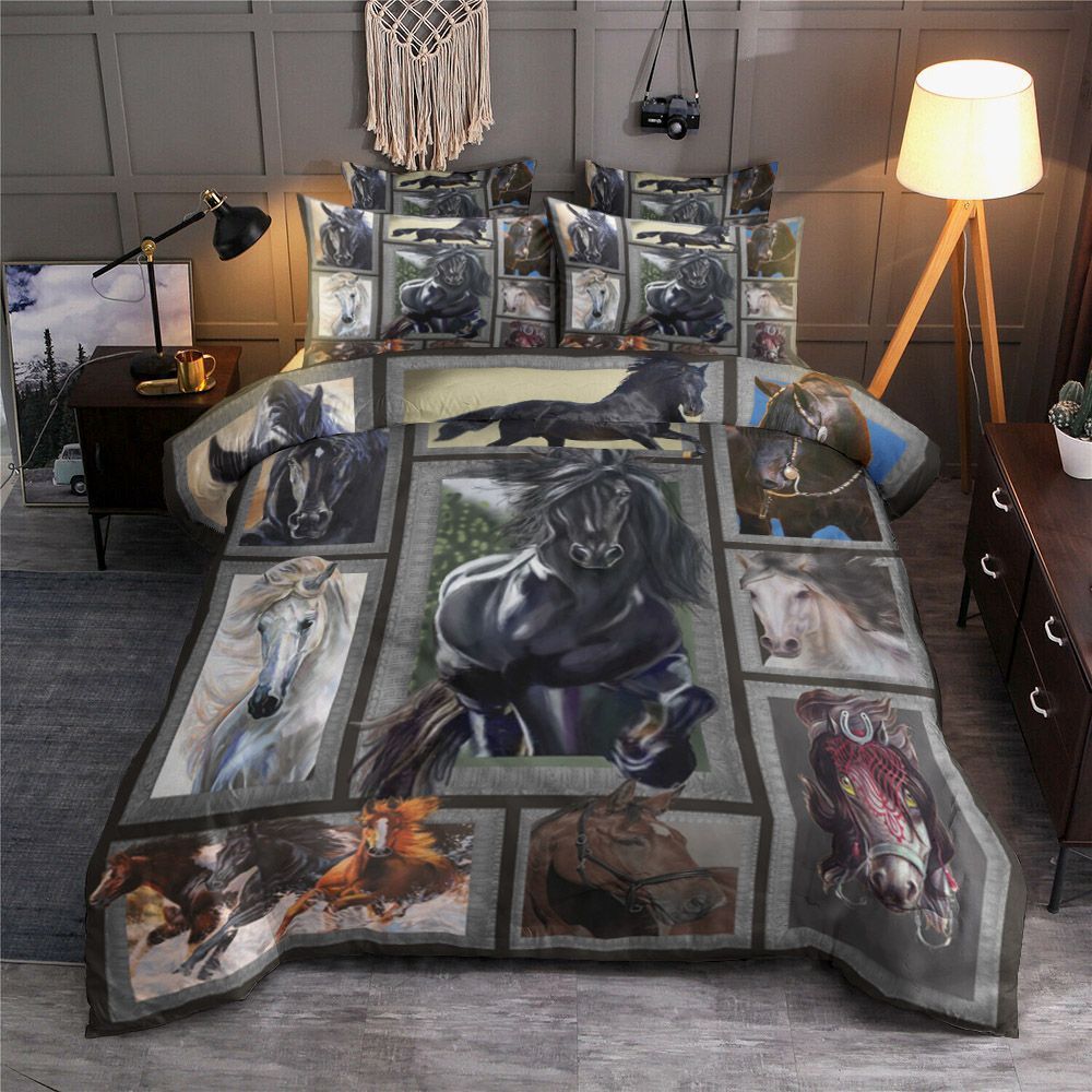 3D Huge Horse Bedding Set