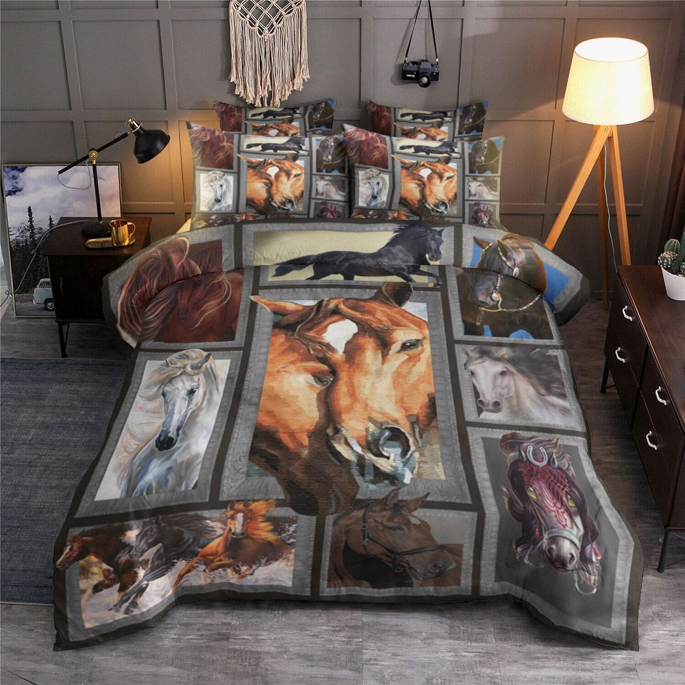 3D Huge Horse Bedding Set