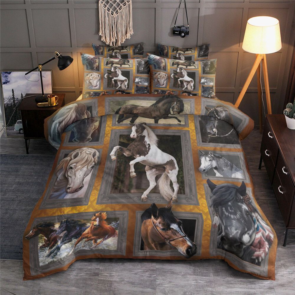 3D Huge Horse Bedding Set