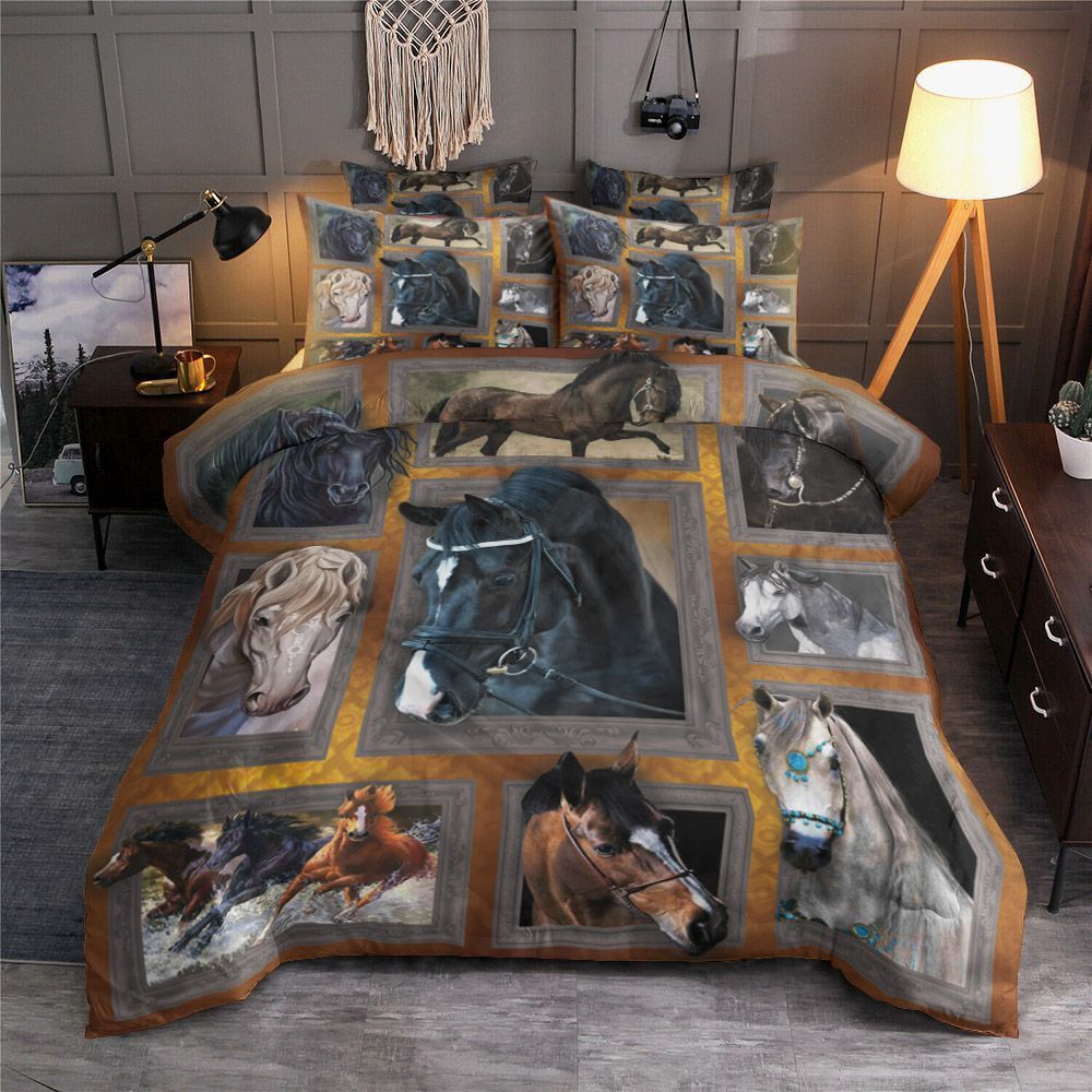 3D Huge Horse Bedding Set