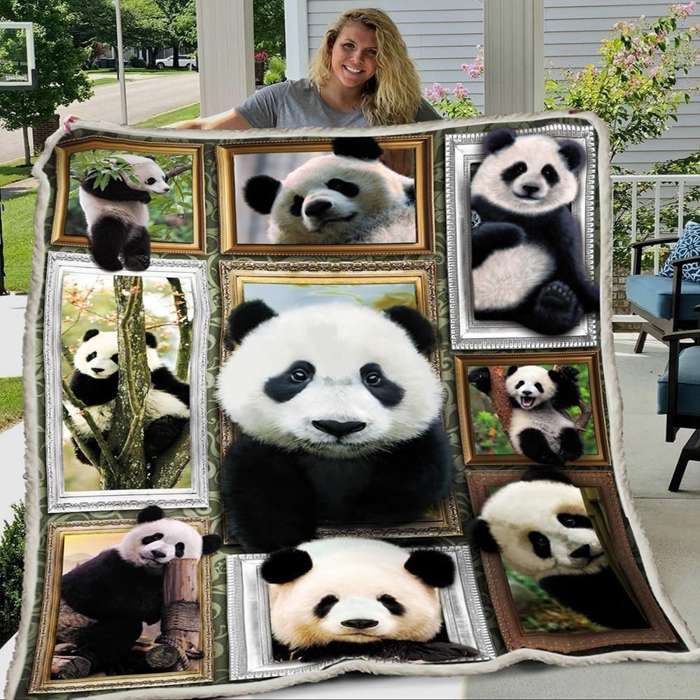 3d Huge Panda Blanket