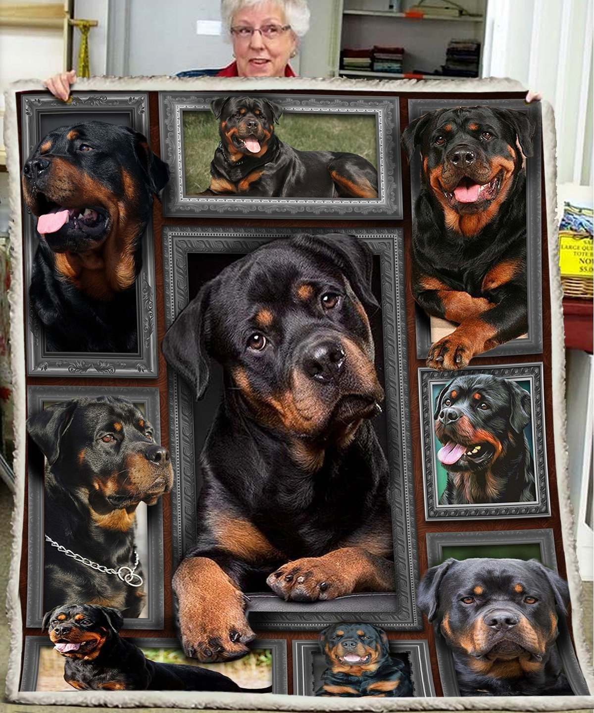 3D Huge Rottweiler Blanket DHC27112252DD