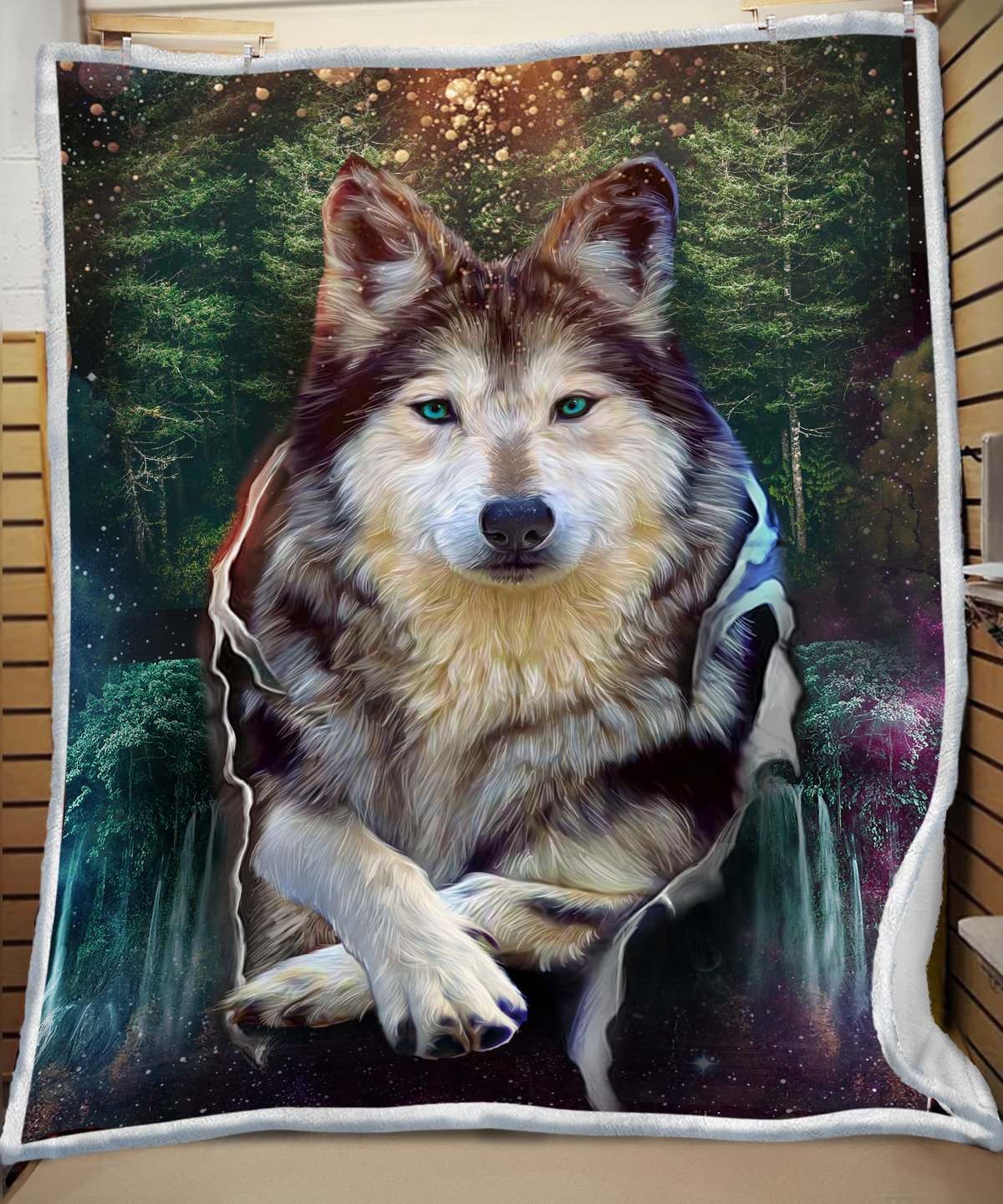 3D Huge Wolf Blanket DHC27112266DD