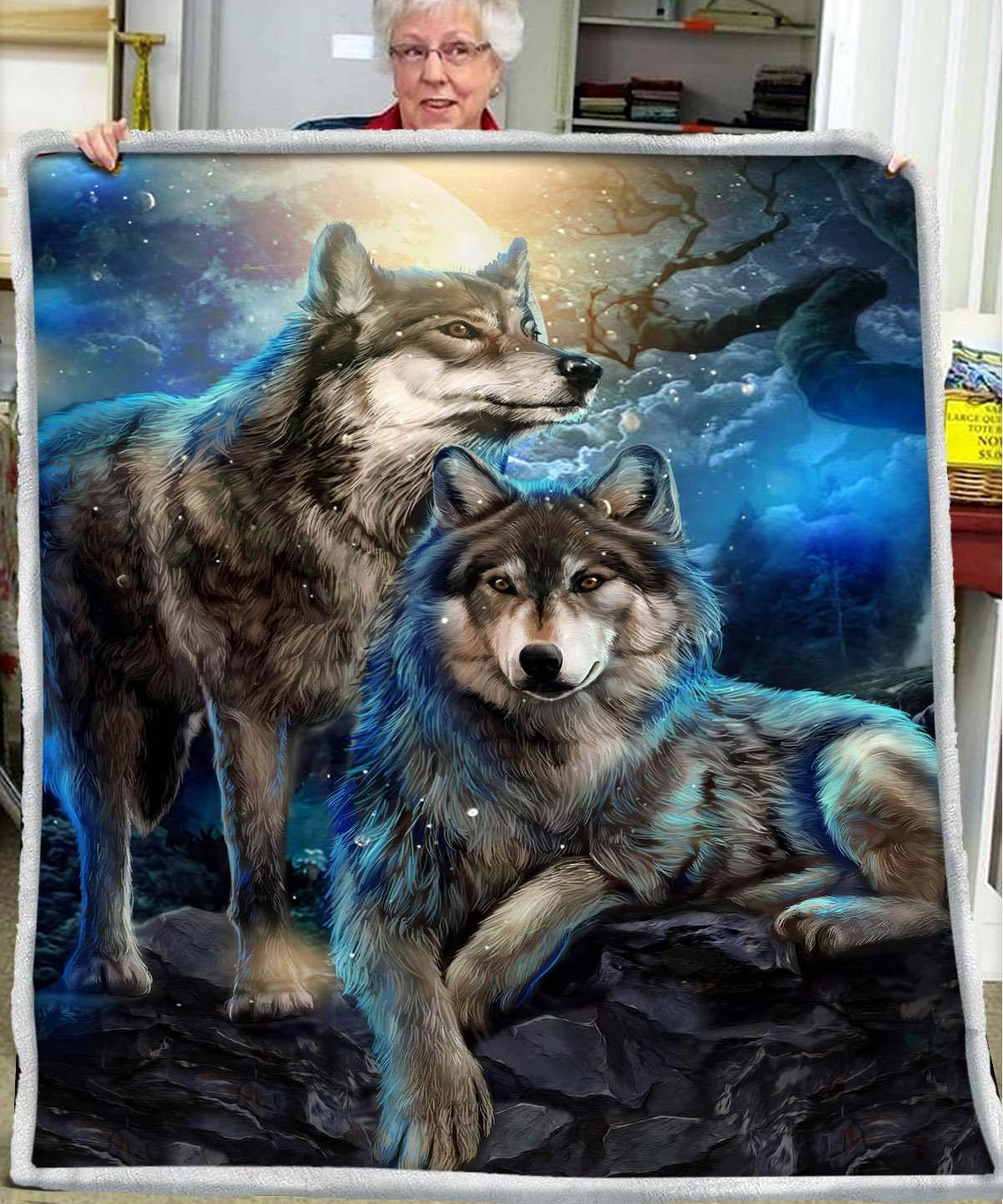 3D Huge Wolf Blanket DHC27112269DD