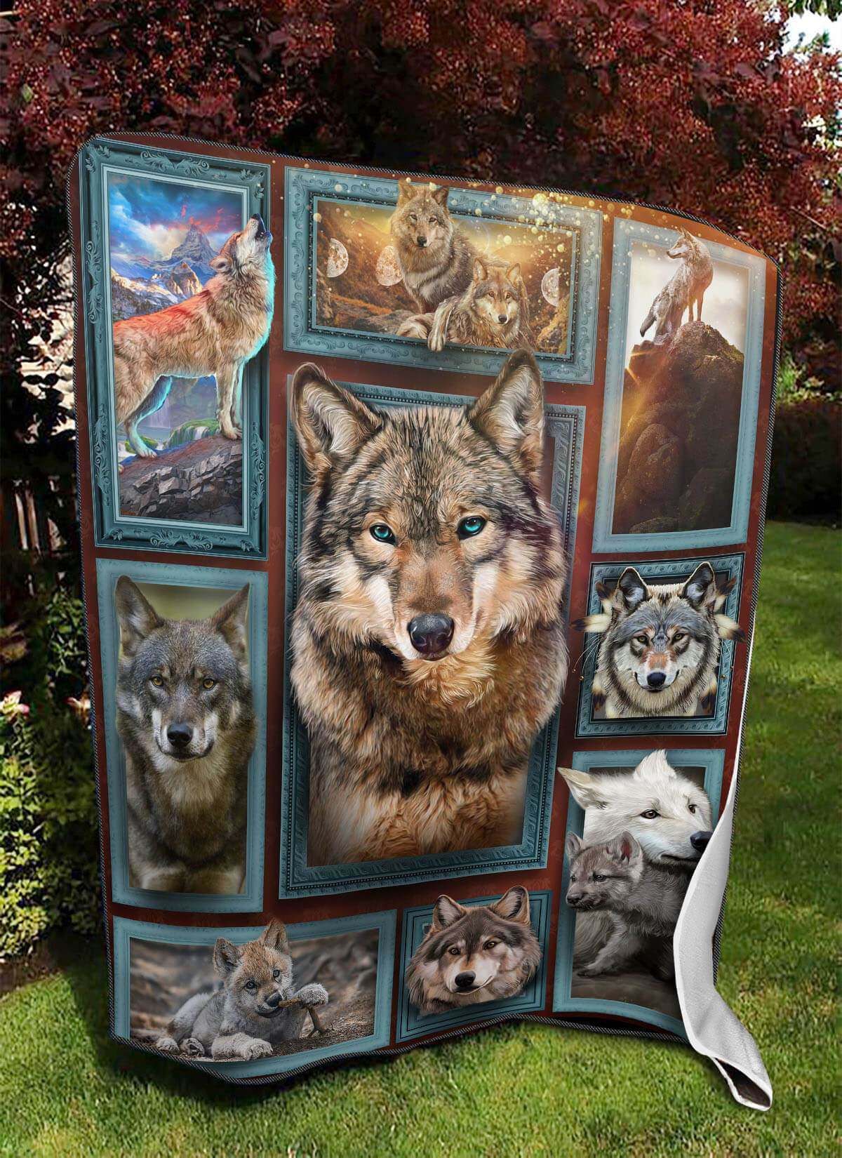 3D Huge Wolf Blanket DHC27112338DD