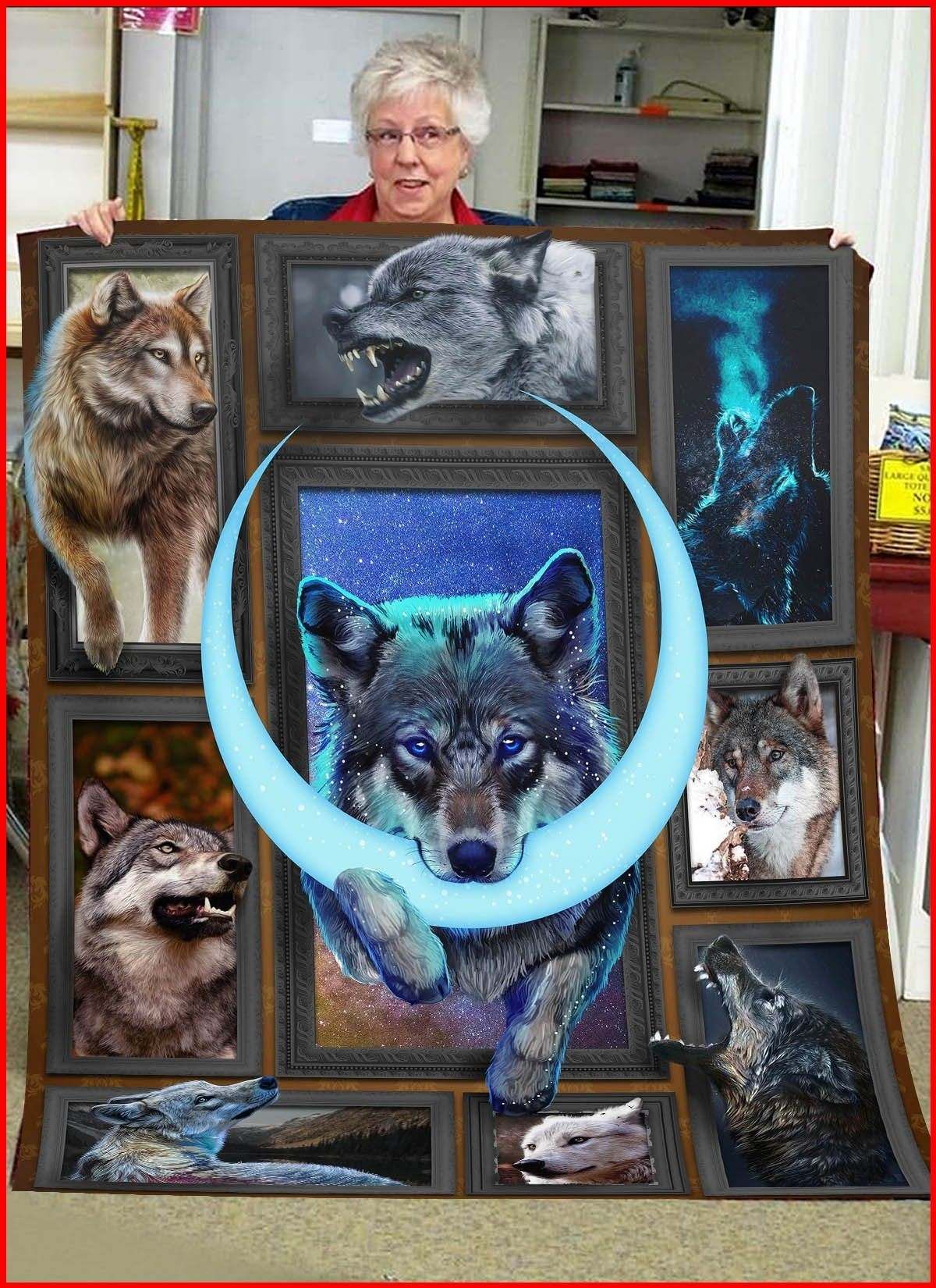 3D Huge Wolf Blanket DHC27112389DD