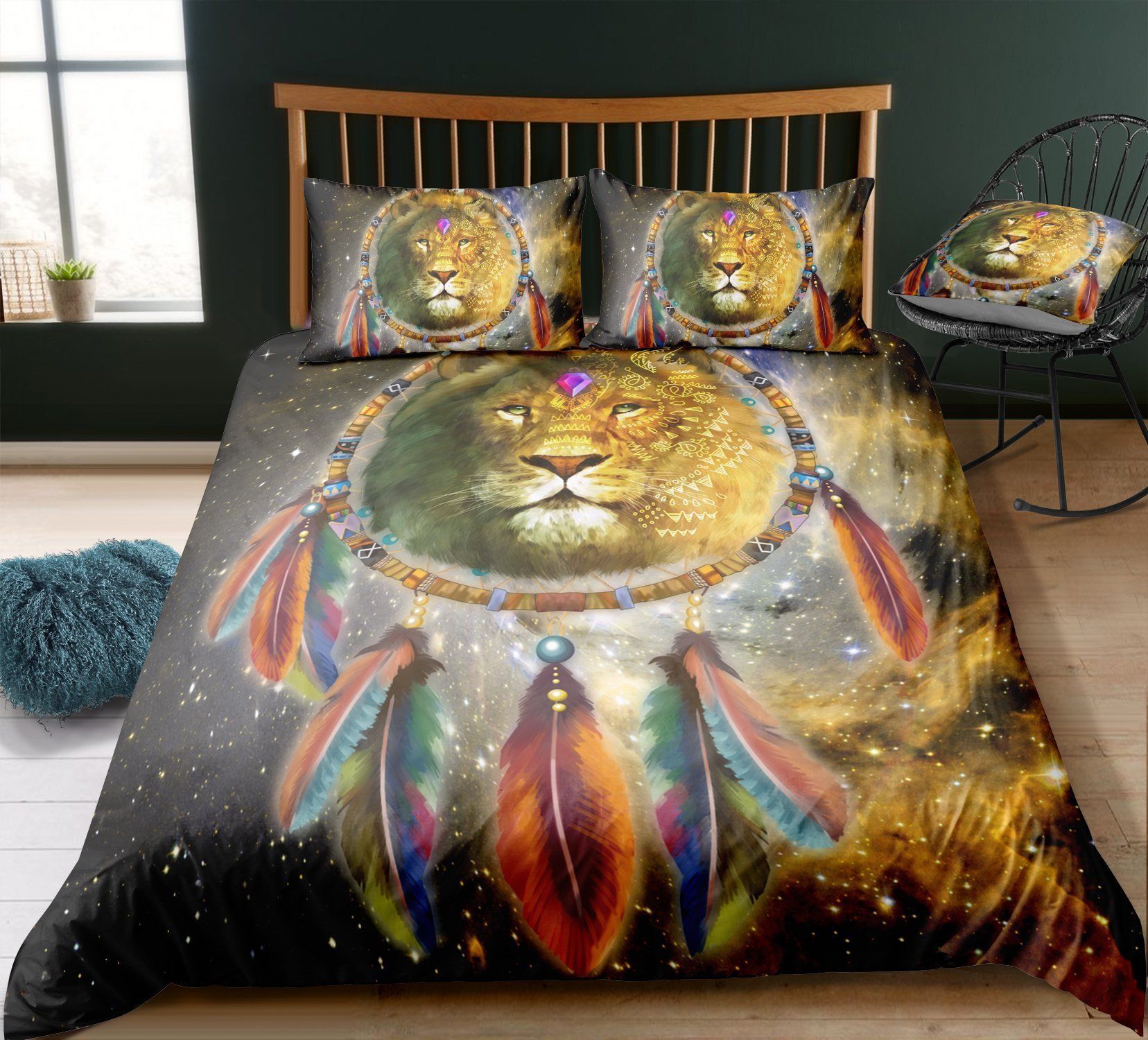3d Indian Animal Dream Catcher Comfortable Bedding Set