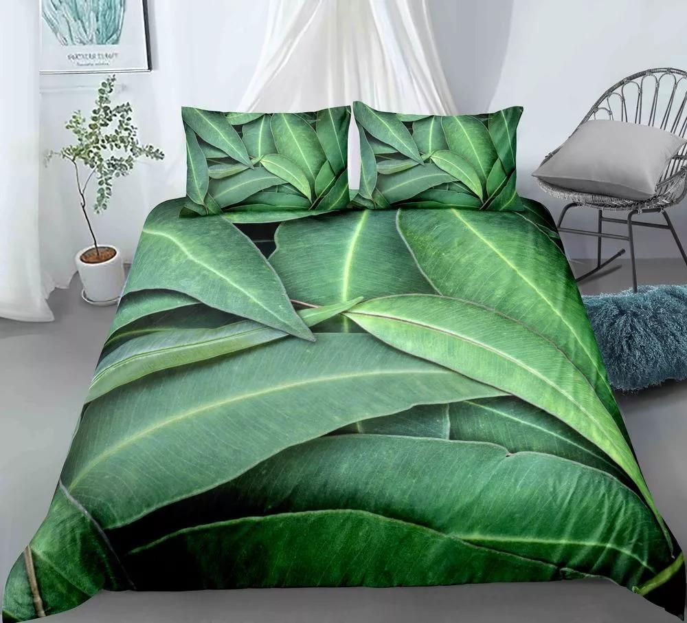 3d Leaf Bed Bedding Set