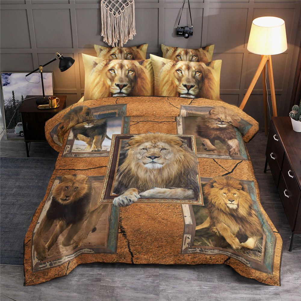 3D Lion Bedding Set