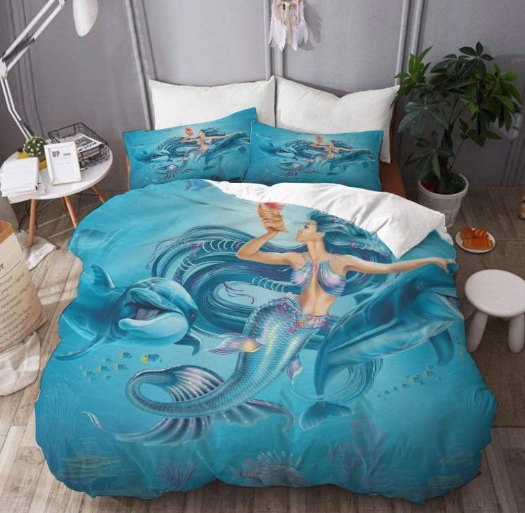 3d Mermaid Bedding Set