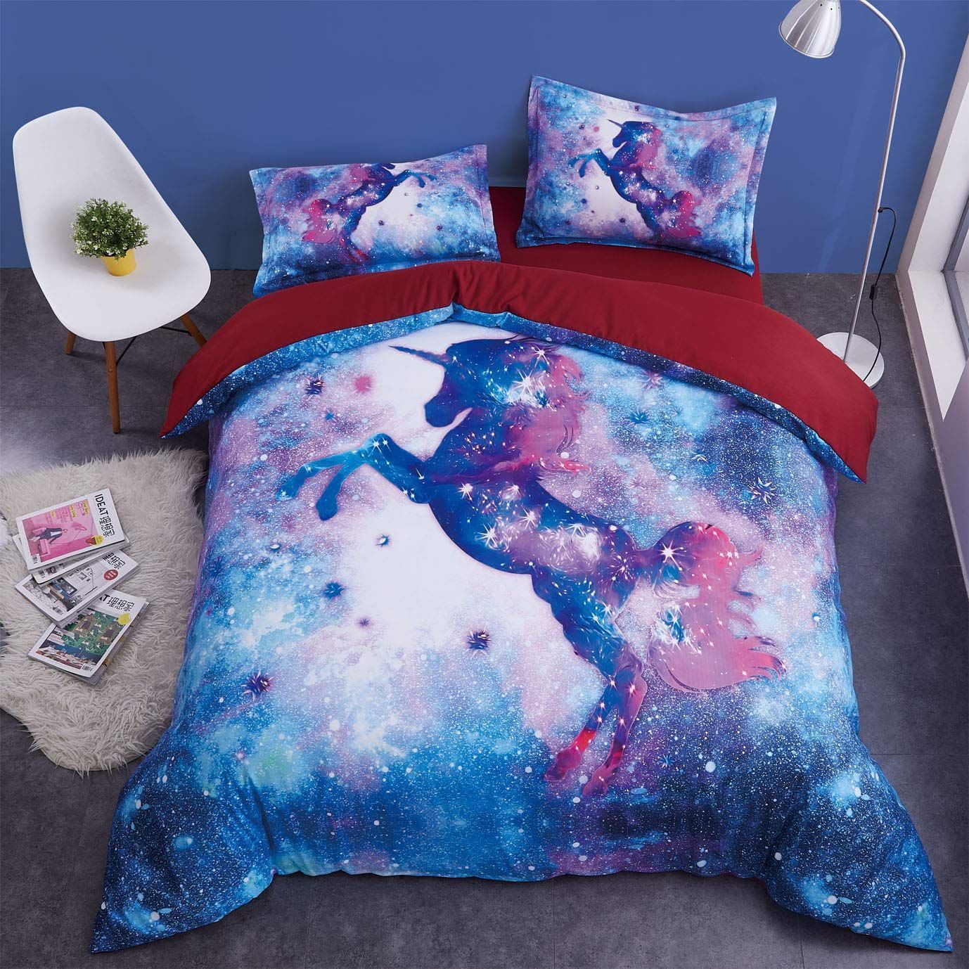 3d Mysterious Unicorn Bedding Set