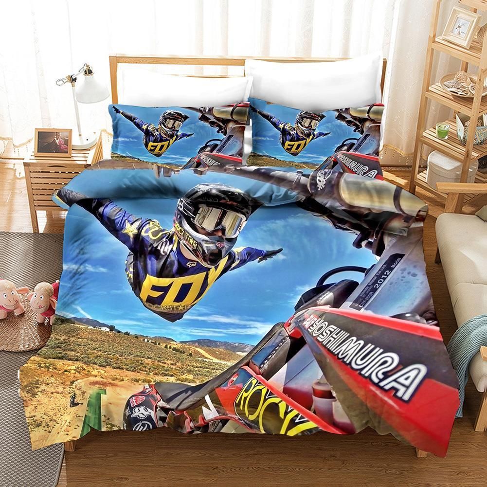 3d Off Road Racing Bedding Set