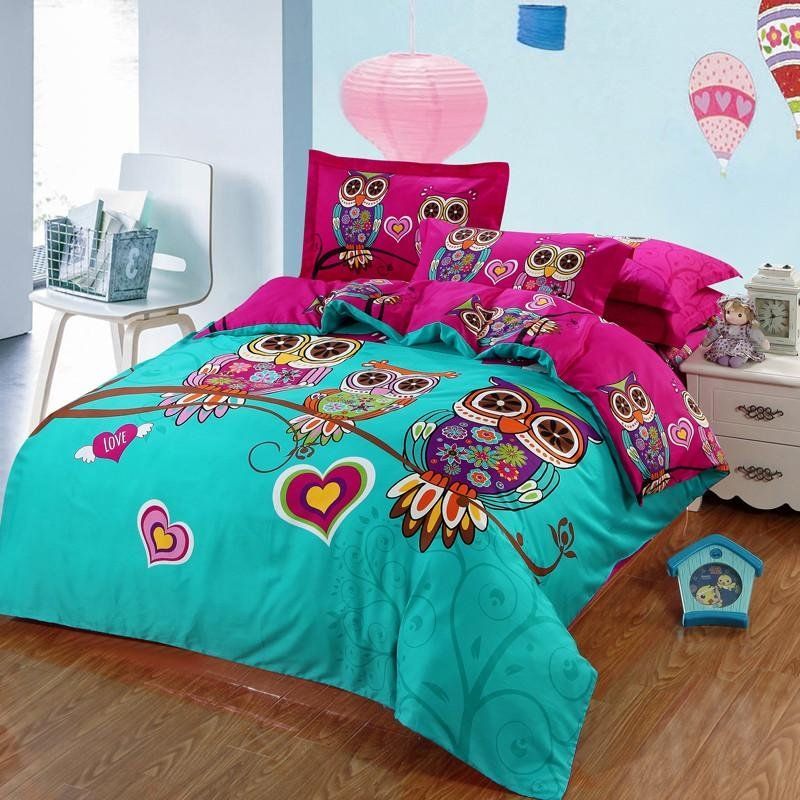 3D Owl Bedding Set