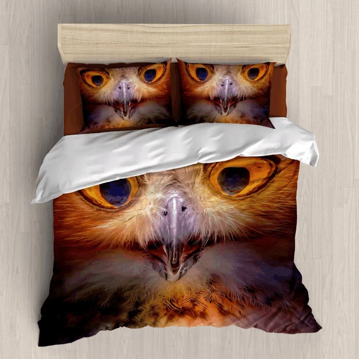 3d Owl Bedding Set