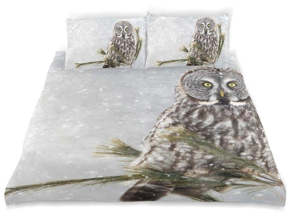 3d Owl Bedding Set