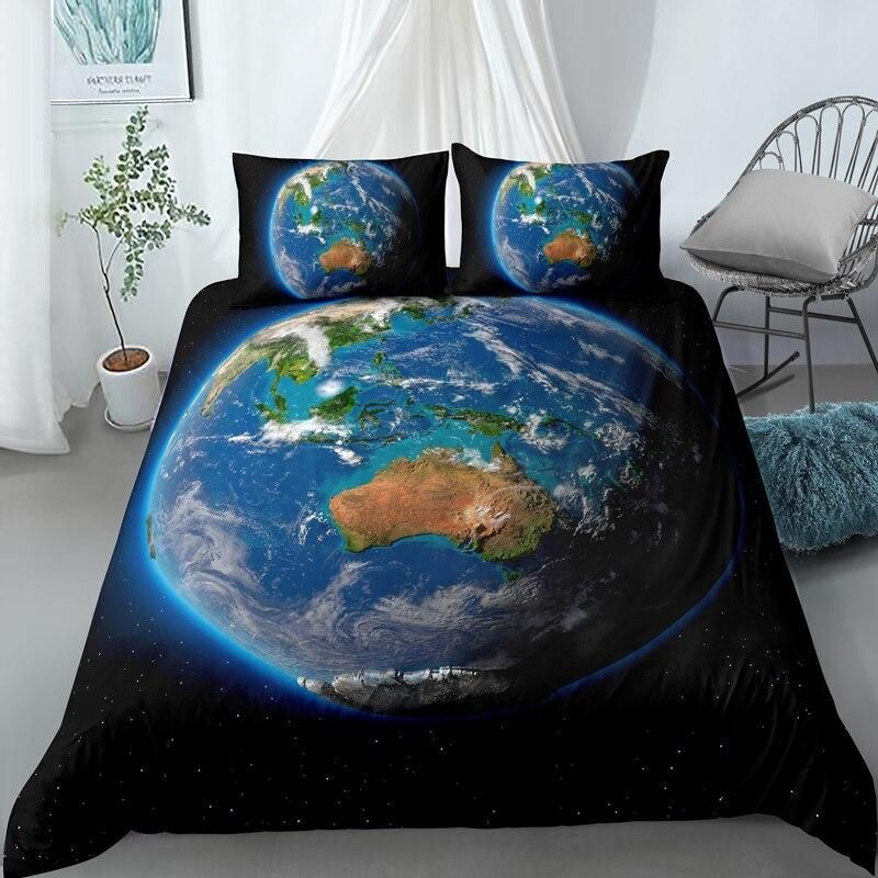 3d Planet Earth Protect Earth Bedding Set