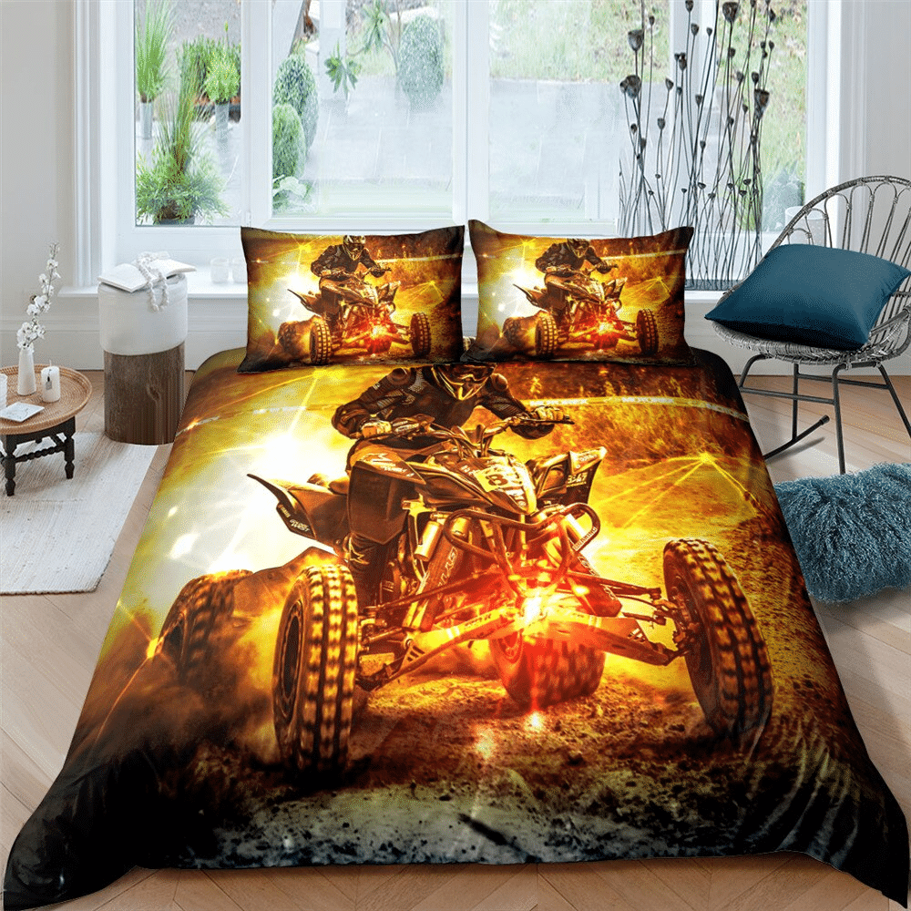 3d Quadbike My Passion Bedding Set