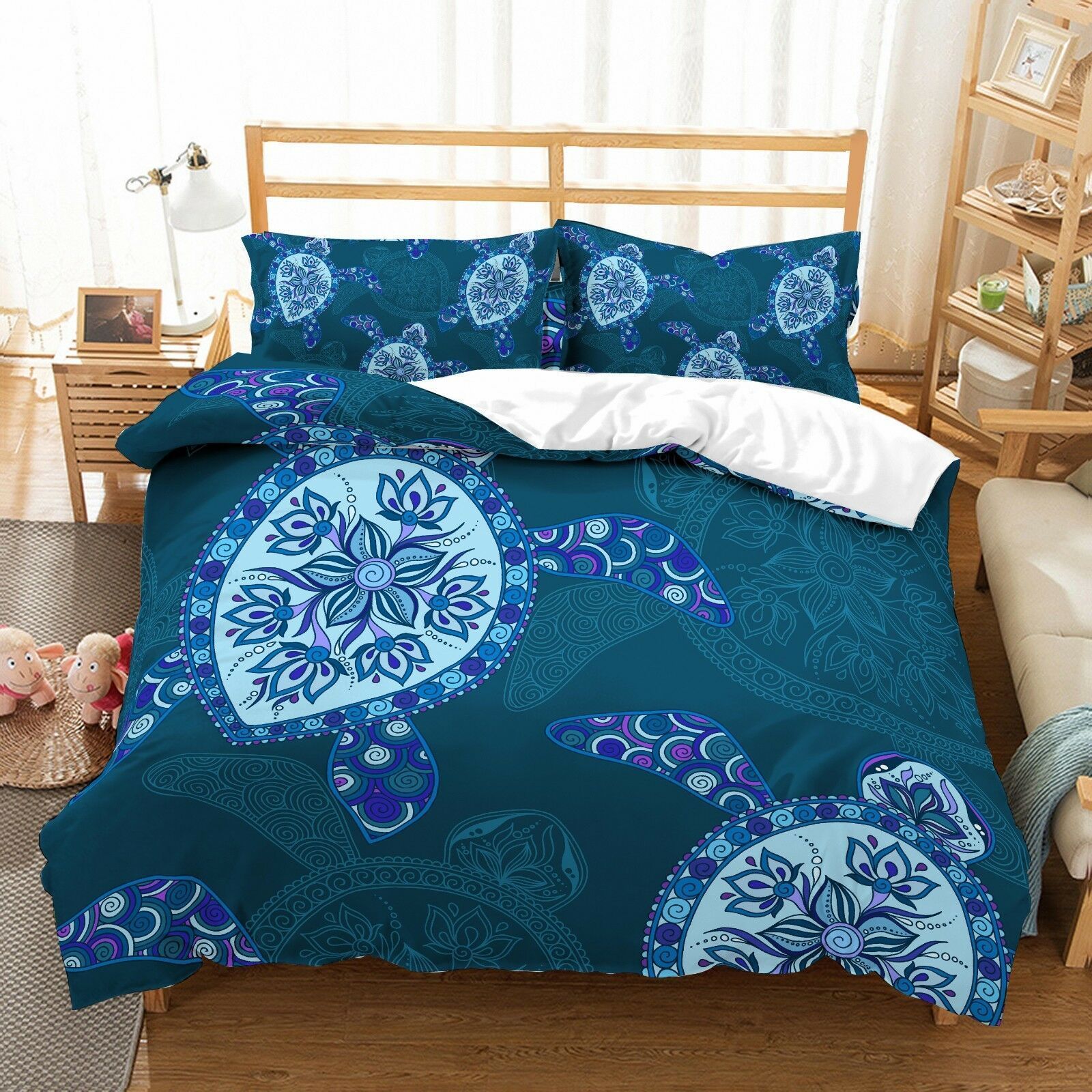 3d Sea Turtle Bedding Set