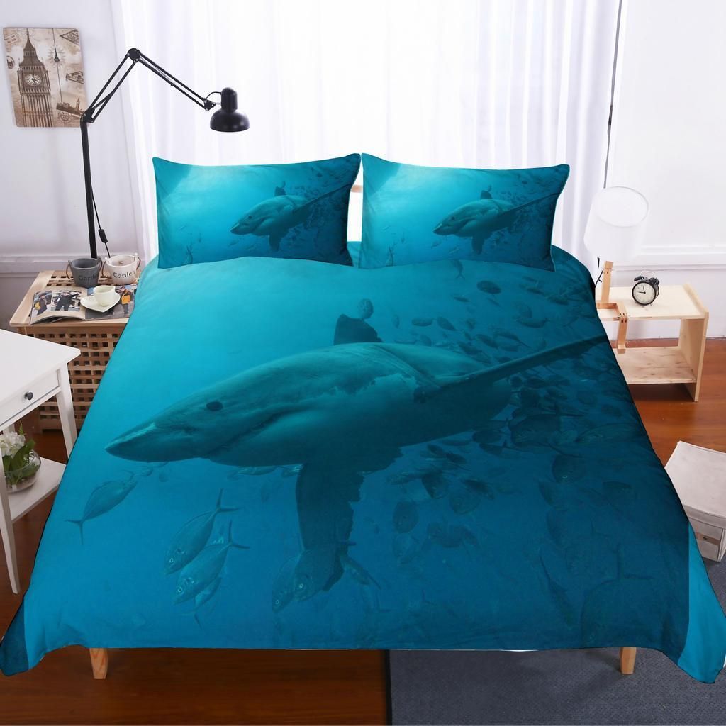 3D Shark Bedding Set