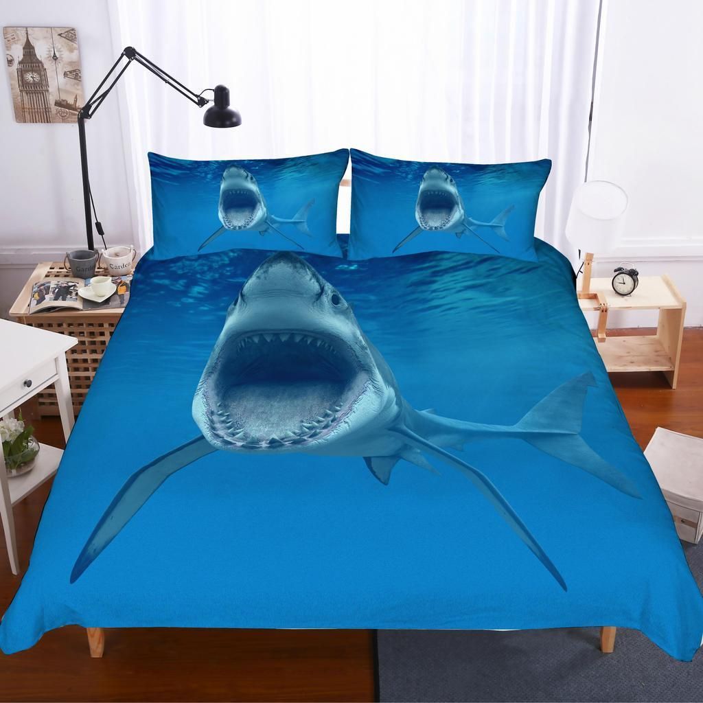 3D Shark Bedding Set