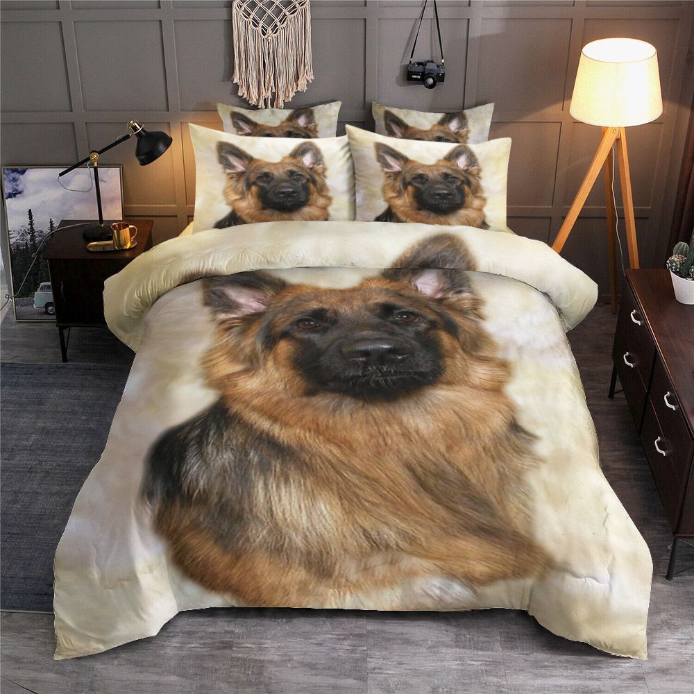 3D Shepherd Dog Bedding Set