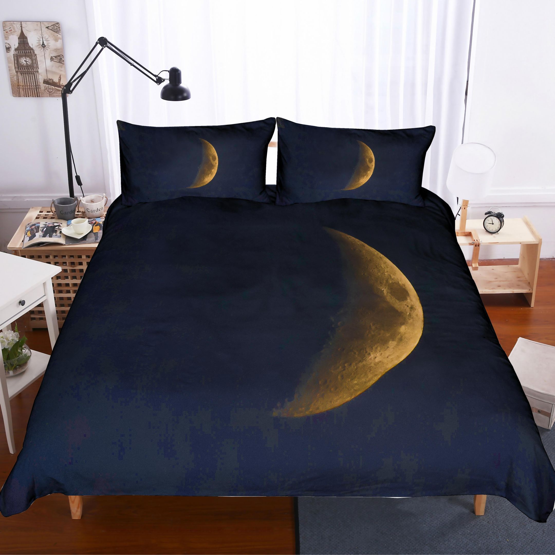 3d Space Planets Bedding Set