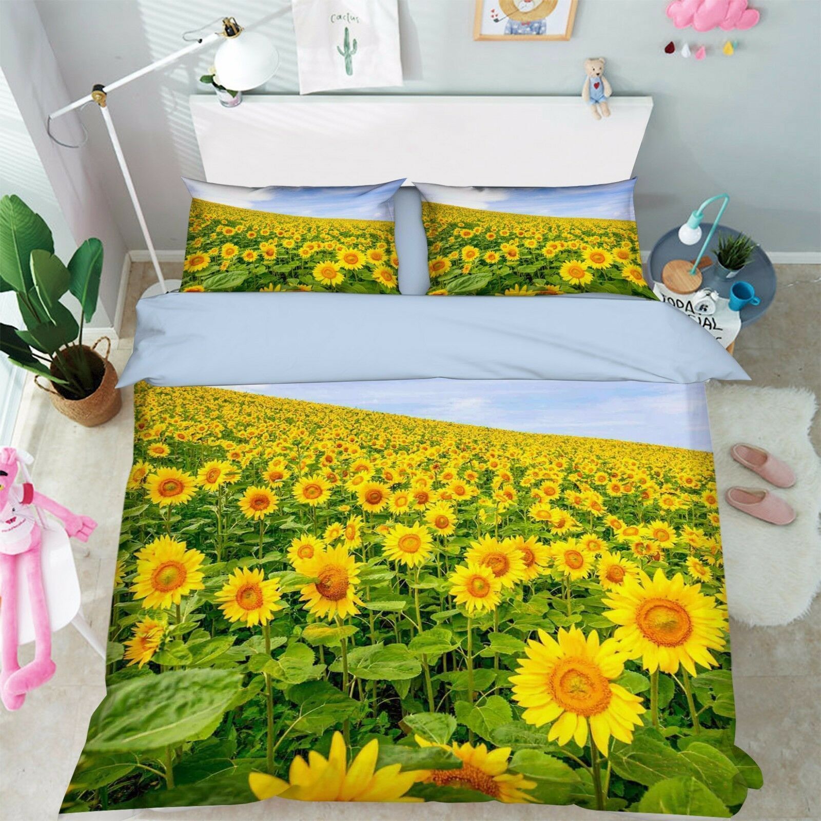 3d Sunflower Bedding Set