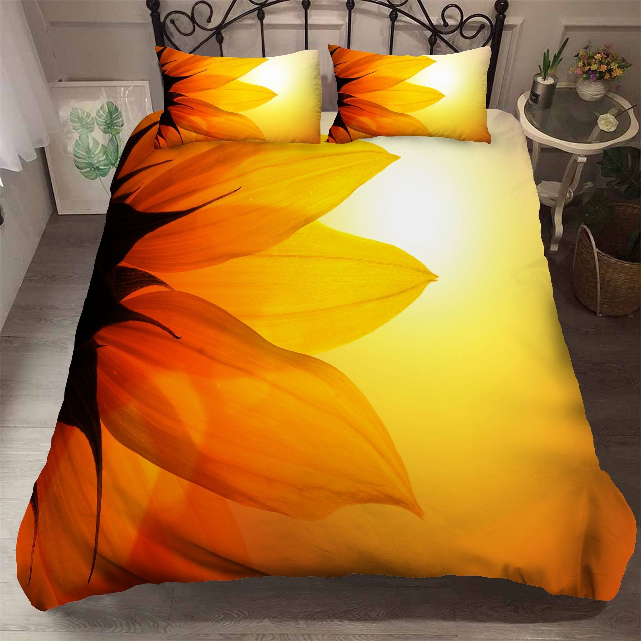 3d Sunflowers Petal Bedding Set