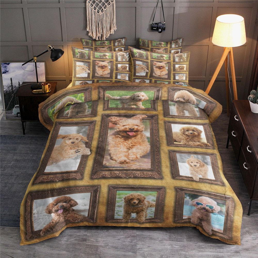 3D Toy Poodle Bedding Set