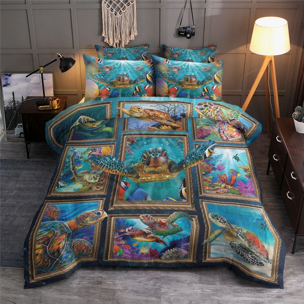 3D Turtle Bedding Set