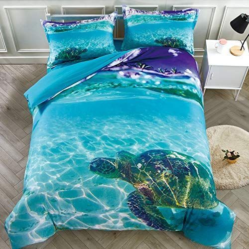 3d Turtle Bedding Set