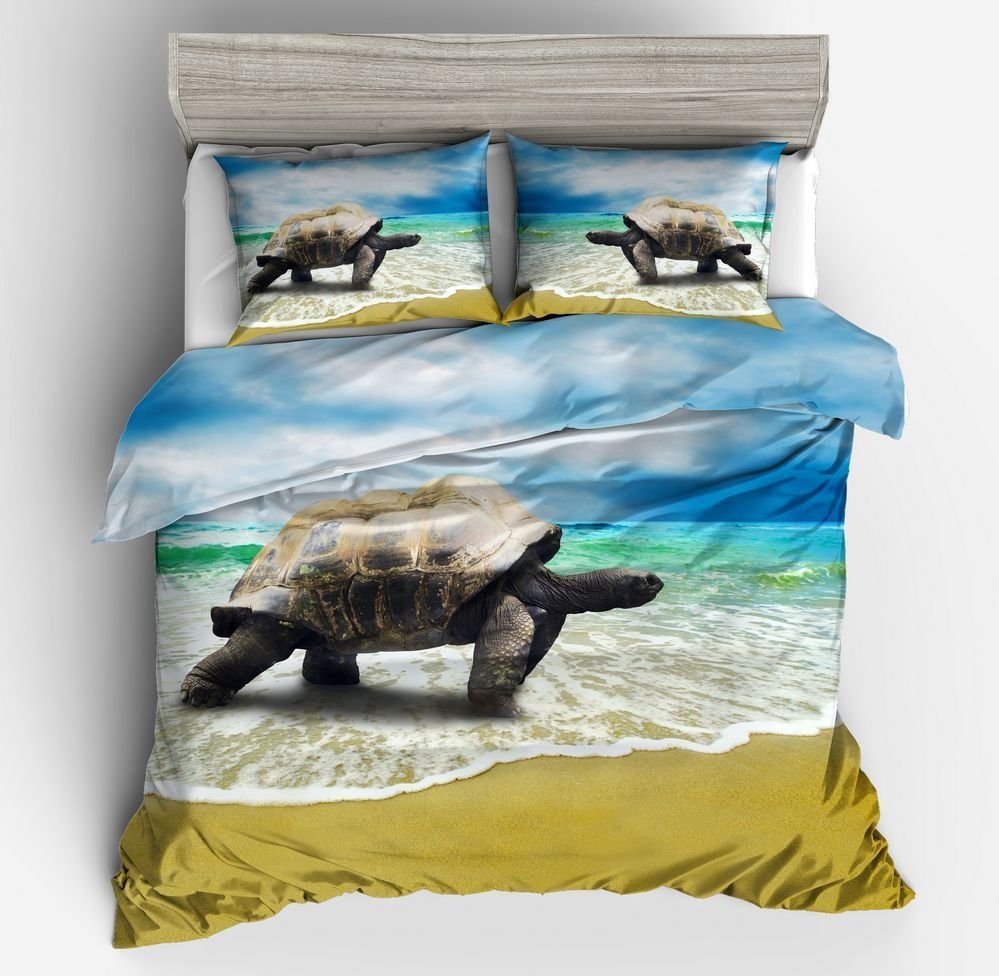 3d Turtle Bedding Set