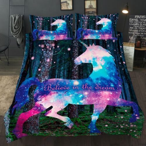 3D Unicorn Bedding Set