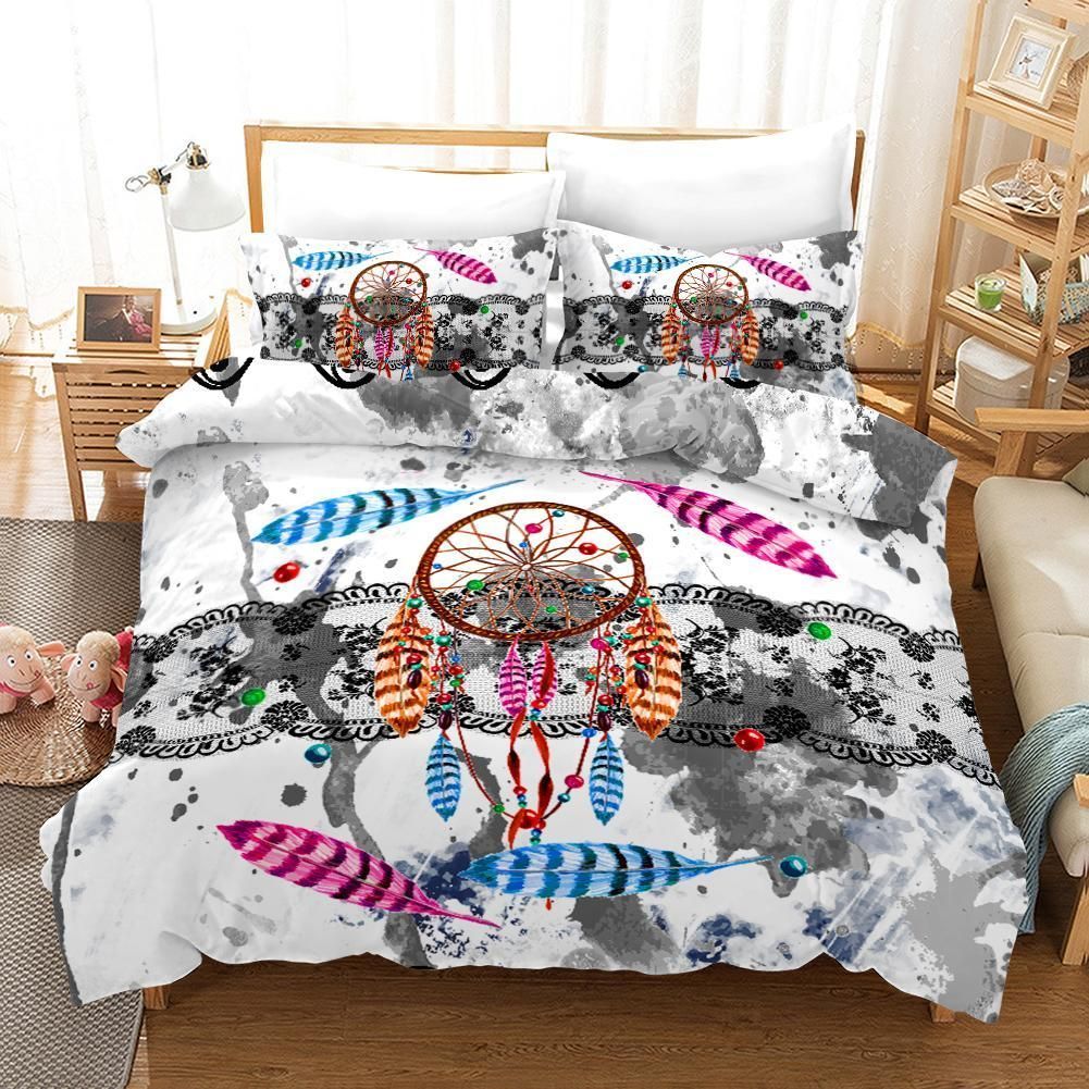 3d Wind Chimes Watercolor Bedding Set