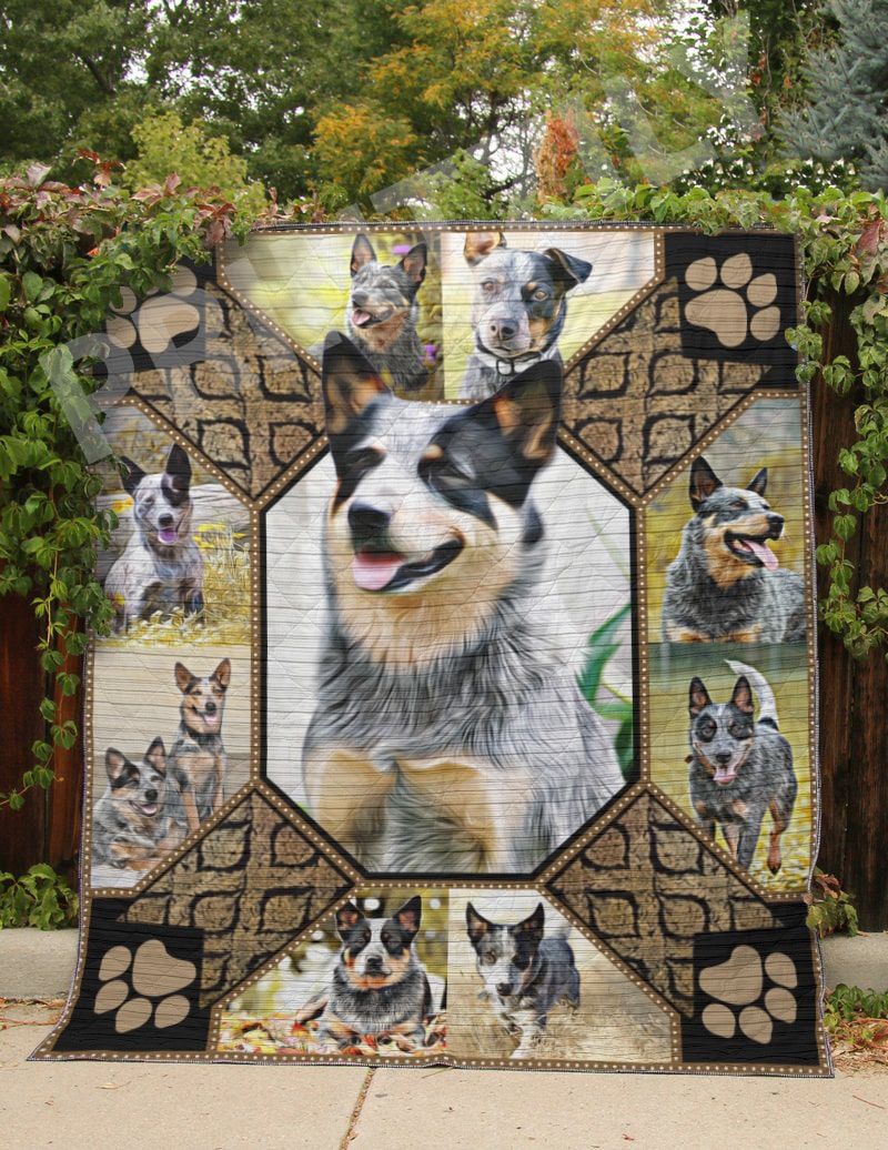 9 Australian Cattle Dog Takeoff Quilt Blanket DHC3112976TD