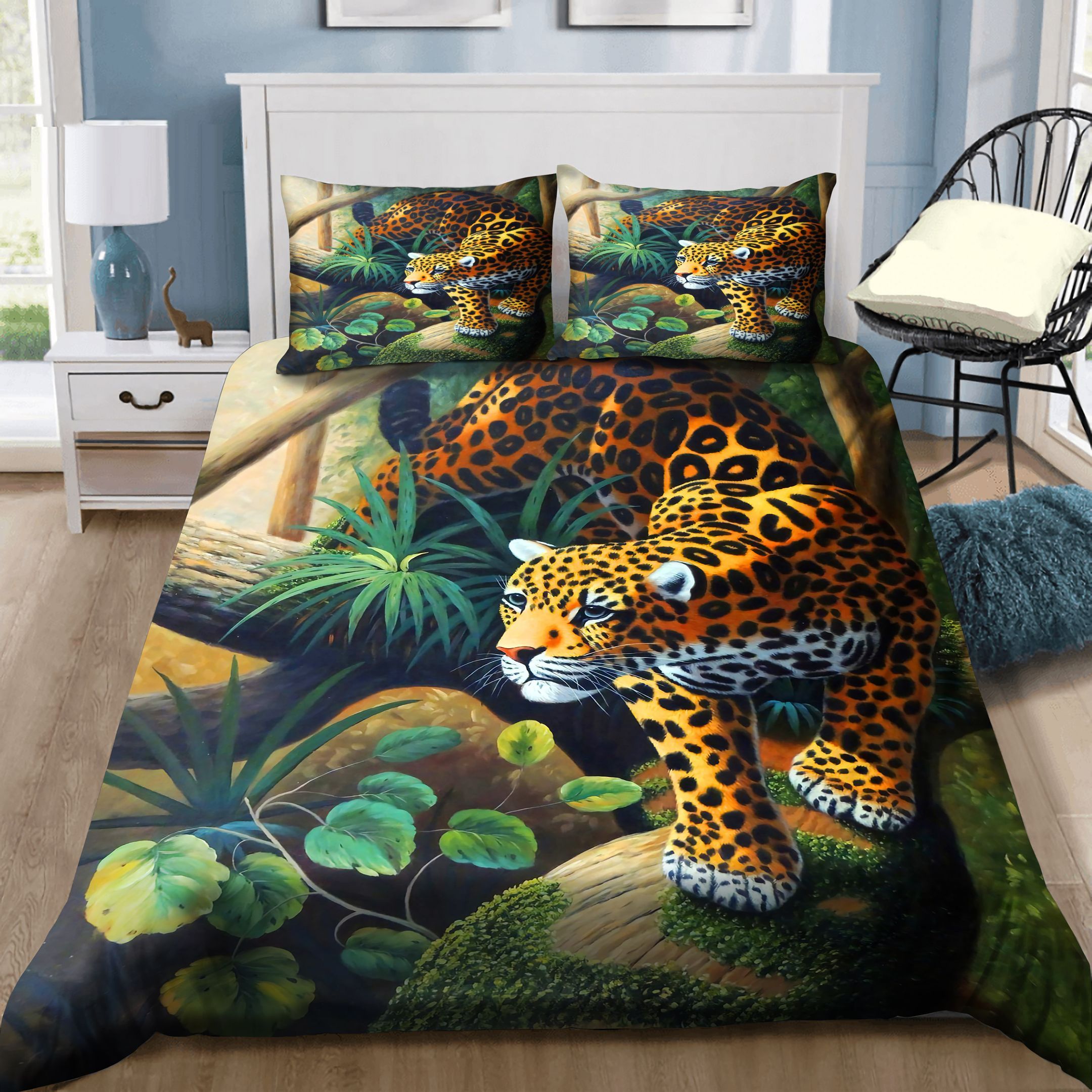 A Big Tiger In Forest Bedding Set