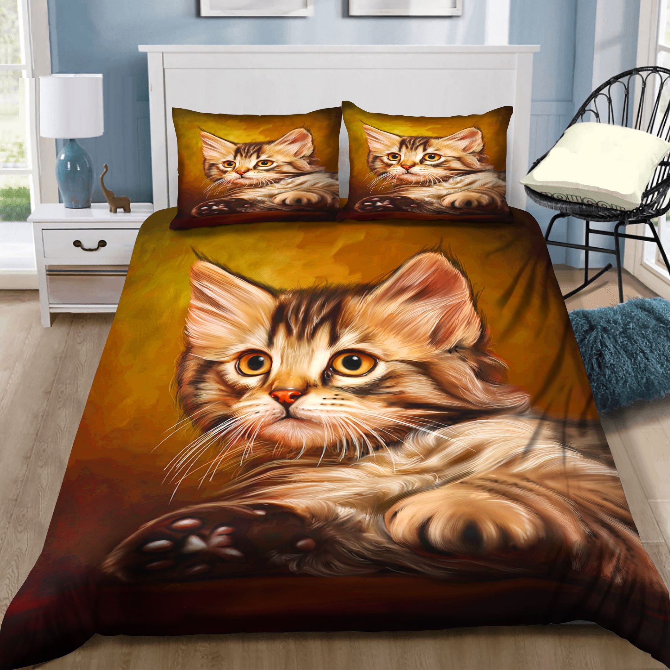 A Cute Cat Bedding Set