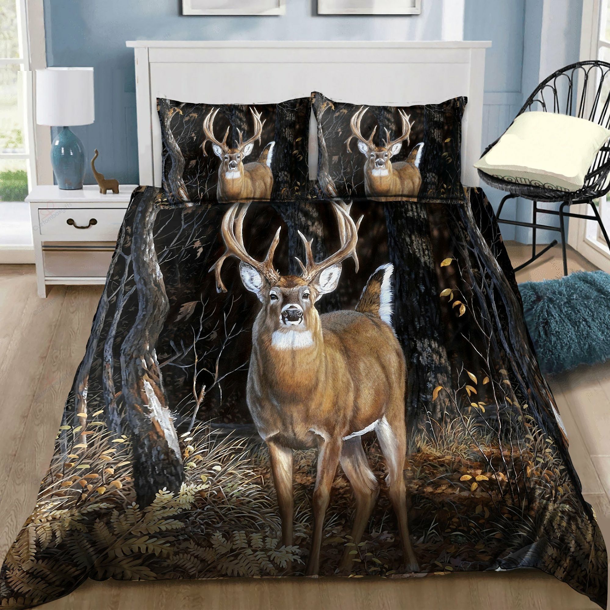 A Deer Forest Bedding Set