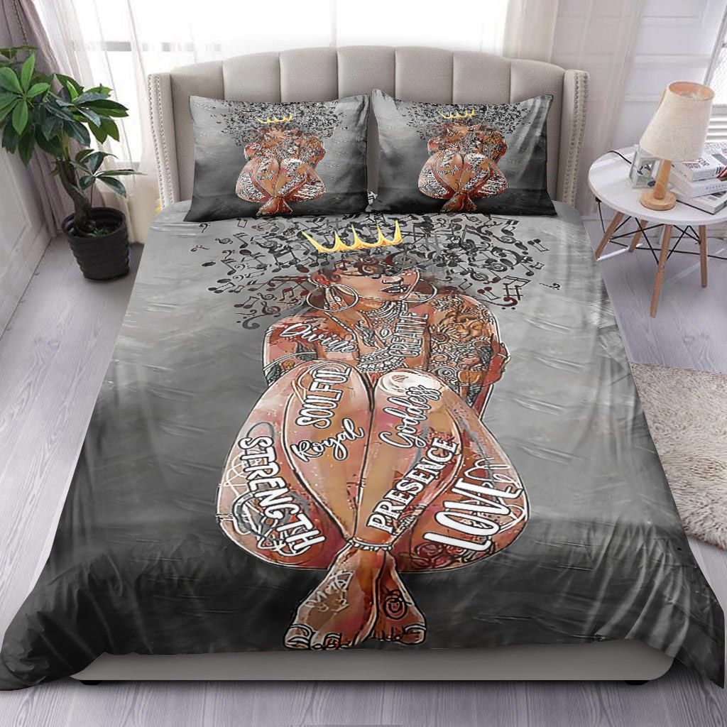 A Girl And Music Beautiful Strong Bedding Set