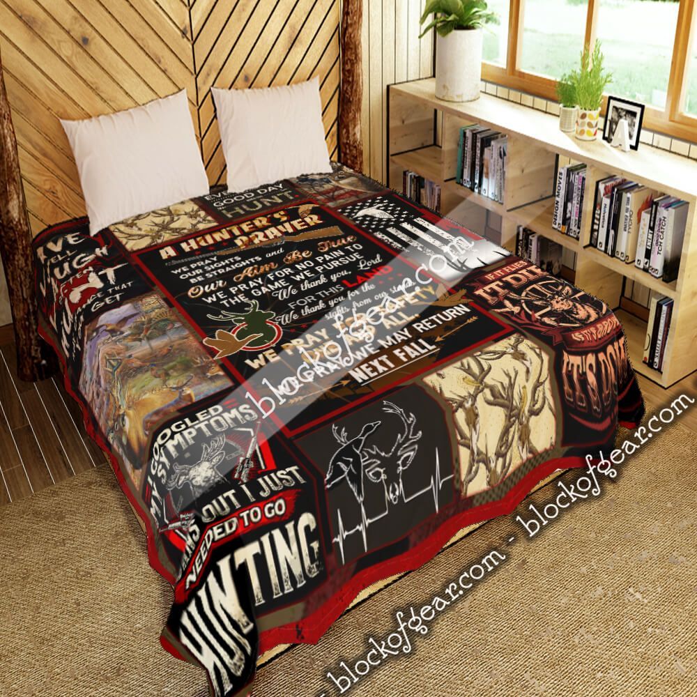 A Hunter’s Prayer Hunting GS-CL-LD2506 Quilt Blanket