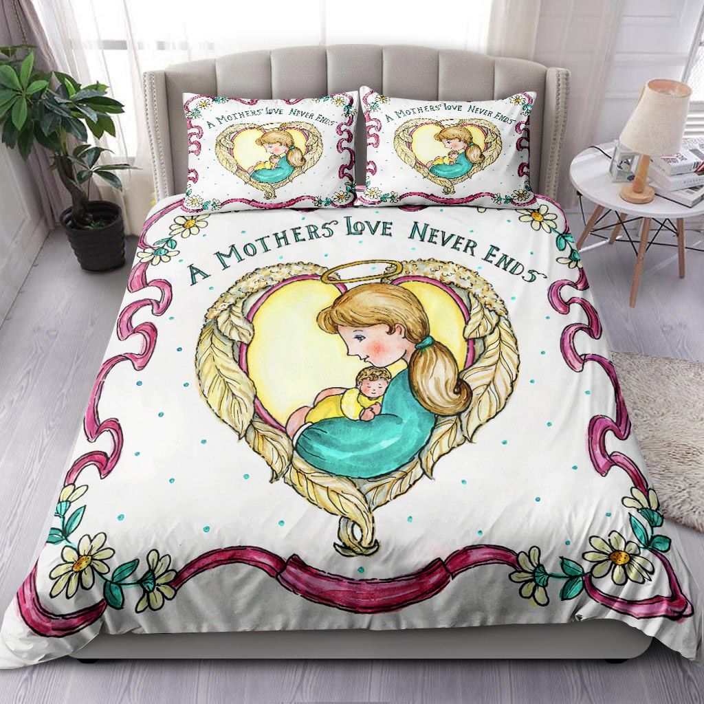 A Mother Love Never Ends Bedding Set