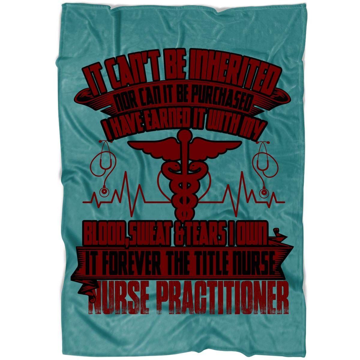 A Nurse Practitioner Sherpa Fleece Blanket