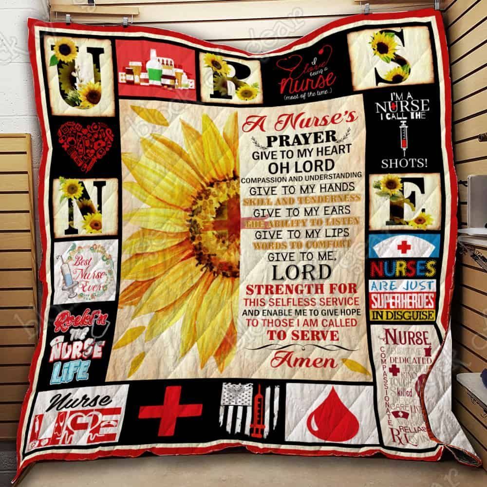 A Nurses Prayer Quilt Blanket ABC24105285