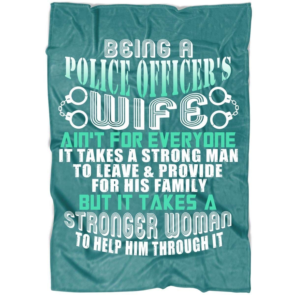 A Police Officer S Wife Sherpa Fleece Blanket